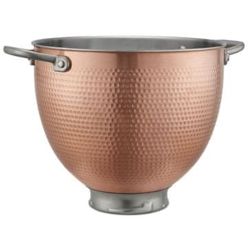 KitchenAid 4,8-litrska dekorativna INOX Artisan posoda s 5 posodami Barva: kladivano bakrena
