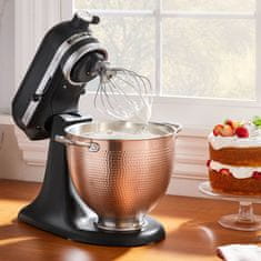 KitchenAid 4,8-litrska dekorativna INOX Artisan posoda s 5 posodami Barva: kladivano bakrena