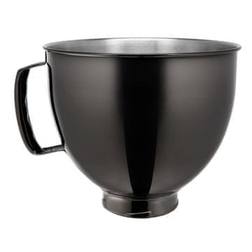 KitchenAid 4,8-litrska dekorativna INOX Artisan posoda s 5 posodami Barva: sijoče črna
