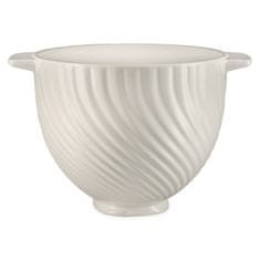 KitchenAid 4,7-litrska edinstvena keramična skleda Artisan 5 Barva: Meringue