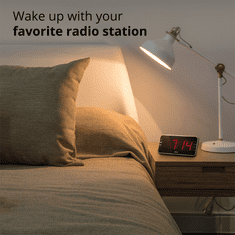Akai Radioura ACR-3899, AM/FM, PLL, 40 postaj, dvojni alarm, USB, AUX, LED