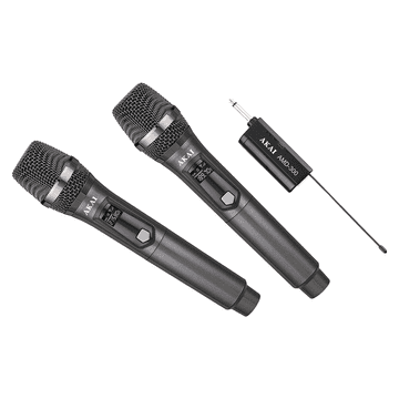 Akai Brezžični mikrofoni AMD-300 VHF 174-216 MHz 2 kosa USB-C 30 m