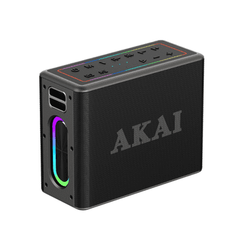 Akai BT zvočnik ABTSW-120 80W RMS Bluetooth 5.3 IPX6 TWS 2 mikrofona