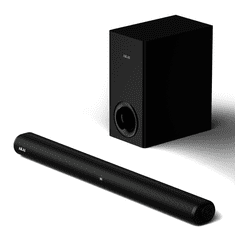 Akai zvočniški modul ASB-8WSW 2.1 150 W RMS Bluetooth 5.3 HDMI ARC USB FM črne barve