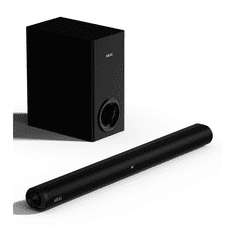 Akai zvočniški modul ASB-8WSW 2.1 150 W RMS Bluetooth 5.3 HDMI ARC USB FM črne barve