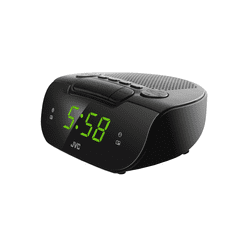 JVC radio ura RA-E111B AM/FM 0,3 W 2 alarma spanje dremež črne barve