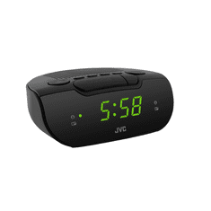 JVC radio ura RA-E111B AM/FM 0,3 W 2 alarma spanje dremež črne barve