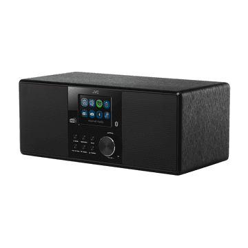 JVC internetni radio RA-E981B DAB+ FM Wi-Fi Spotify Bluetooth črne barve