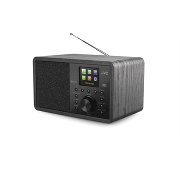 JVC internetni radio RA-E814B 5W DAB+ Wi-Fi Bluetooth 5.2 črne barve