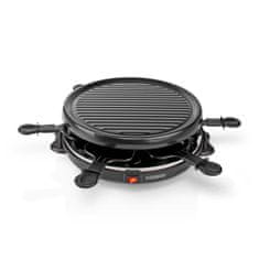 MELISSA Raclette žar 16300032 800 W za 6 oseb 29 cm črne barve