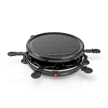 MELISSA Raclette žar 16300032 800 W za 6 oseb 29 cm črne barve