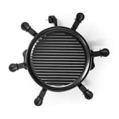 MELISSA Raclette žar 16300032 800 W za 6 oseb 29 cm črne barve