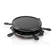 MELISSA Raclette žar 16300032 800 W za 6 oseb 29 cm črne barve
