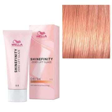 Wella Shinefinity 60 ml 08/34 Rdeča