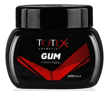 Totex gel za lase z gumi gumi 250 ml