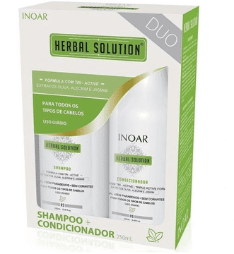 INOAR DUO zeliščni šampon 250 ml + balzam 250 ml