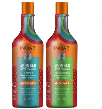 INOAR DUO Bombar šampon 1000 ml + balzam 1000 ml