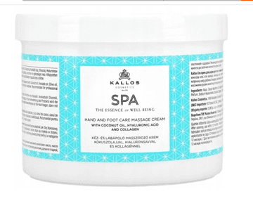 Kallos SPA krema za masažo rok in nog 500 ml