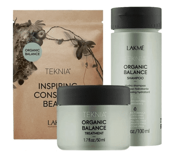 Teknia Organic Balance potovalni paket 50 ml + 100 ml
