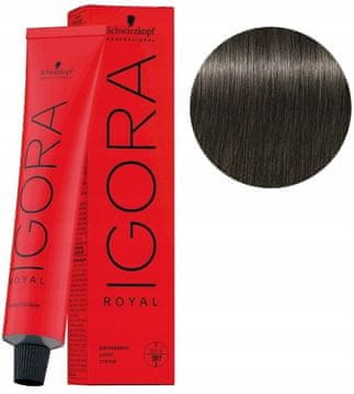 Schwarzkopf Igora Royal barva za lase 60 ml 5-13 SVETLO RJAVA CENDRE MAT
