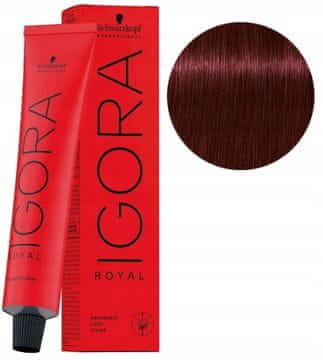 Schwarzkopf Igora Royal barva za lase 60 ml 4-88 srednje rjava rdeča ekstra