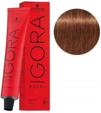 Schwarzkopf Igora Royal barva za lase 60 ml 7-57 SREDNJE BLONDIN ZLATO BAKRENO