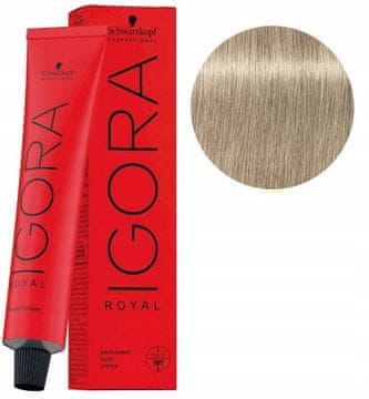 Schwarzkopf Igora Royal barva za lase 60 ml 9-1 ZELO SVETLA PEPELNATO BLOND