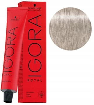 Schwarzkopf Igora Royal barva za lase 60 ml 9,5-1 PASTELNO PEPELNA