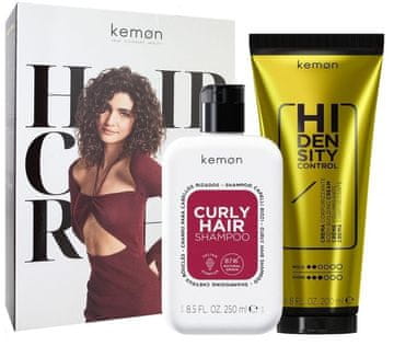 Kemon Darilni set HI DENSITY CONTROL CREAM + CURLY SHAMPOO za kodraste lase