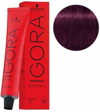 Schwarzkopf Igora Royal barva za lase 60 ml 5-99 svetlo rjava vijolična ekstra