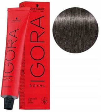 Schwarzkopf Igora Royal barva za lase 60 ml 6-12 TEMNO BLONDIN CENDRE ASH