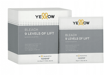 YELLOW belilo za lase 9 stopenj puder za lifting 12 x 50 g