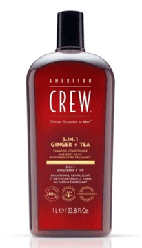 American Crew 3 v 1 gel z ingverjem in čajem 1000 ml