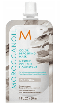 Moroccanoil Maska za barvanje las Platinum 30 ml