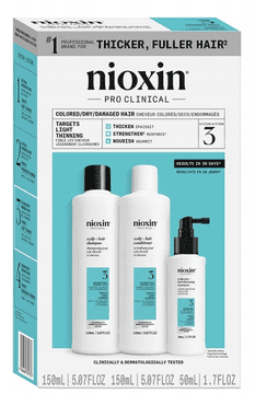 Nioxin System 3 komplet šampon + balzam + nega 2x150 + 50 ml