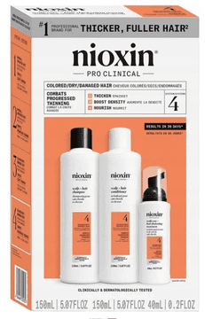 Nioxin System 4 komplet šampon + balzam + nega 2x150+40 ml