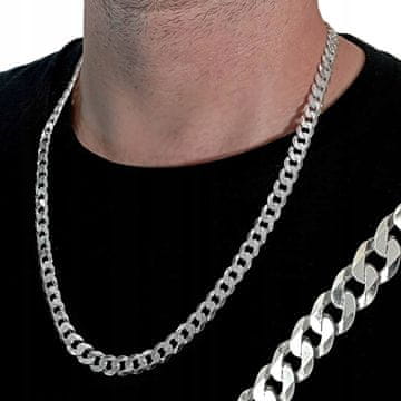 MOŠKA VERIGA IZ SREBRA 925, DARILO IZ SREBRA 925