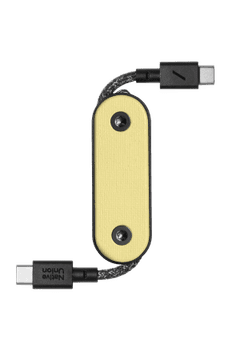 DE Native Union Pocket Cable - USB-C - USB-C kabel, 17 cm (limonina barva)
