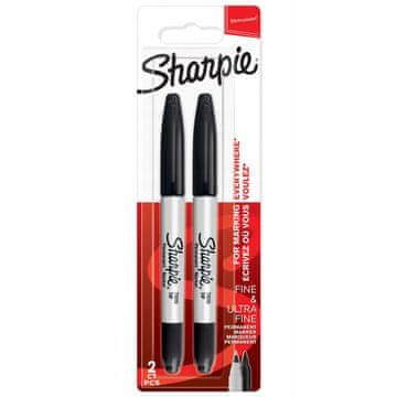 Sharpie MARKER FINI/ULTRFINI ČRNI 2 KOS.