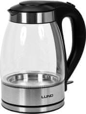 Lund ELEKTRIČNI STEKLENI GRELNIK LED 1,8 L