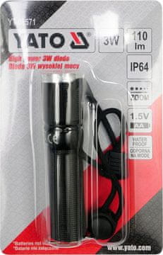 YATO KOVINSKA SVETILKA S CREE LED 100*25MM