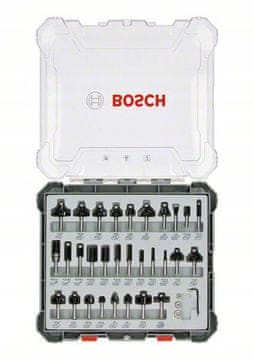 Bosch 30-DELNI KOMPLET REZALNIKOV, ROČAJ 8 MM