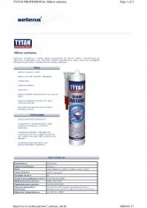TITAN SANITARNI SILIKON 280 ML RJAV