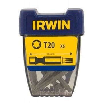 Irwin TORX BITI 1/4' DOLGI 50 MM 5 KOSOV T20