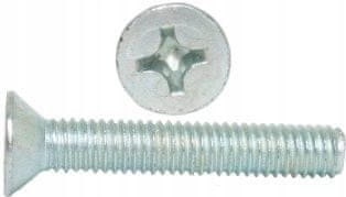 Eneron Vijaki z ugreznjeno glavo M5x45, pocinkani, DIN 965, 200 kosov.