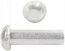 Eneron 3x12 aluminijaste zakovice z okroglo glavo DIN 660 1000 kosov