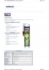 TITAN AKRIL ZA GIPS PLOŠČE 280ML BI