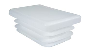 Končna kapa profila bela 100x150mm pravokotna 1 kos.