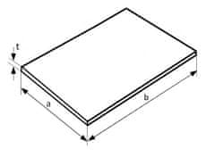 Almika Jeklena pločevina formata 2x250x300 mm