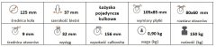 Vrtljivo kolo z zavoro 125 mm